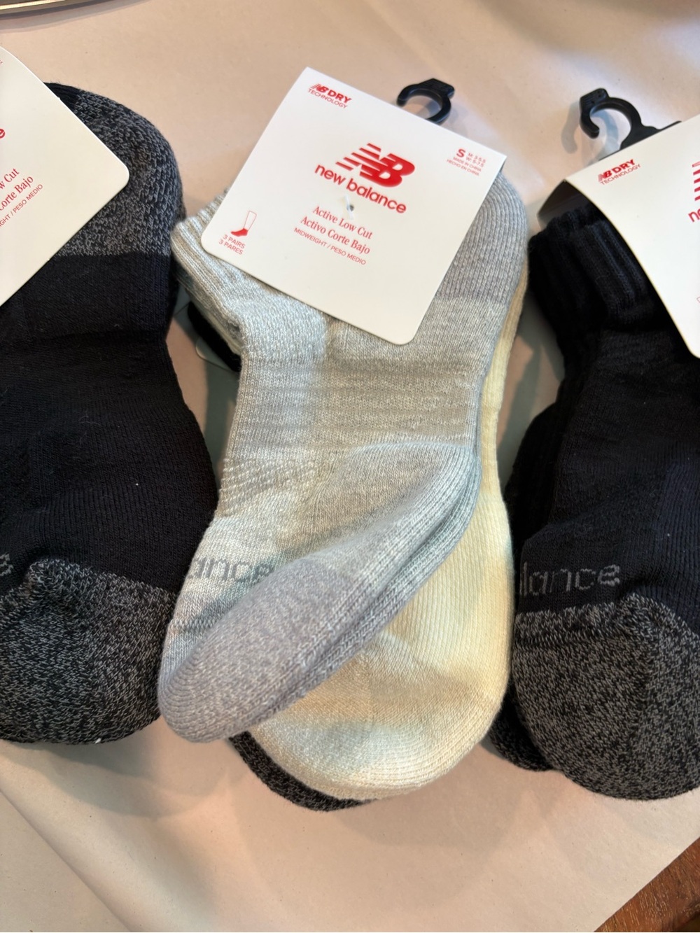 New Balance Active Low Cut Socks New With Tags Nine Pair